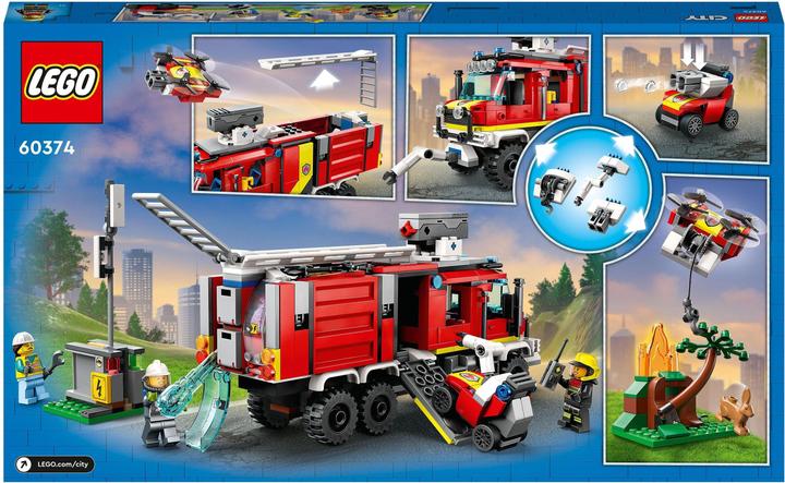 Produktbild LEGO Einsatzleitwagen der Feuerwehr (60374, LEGO City)