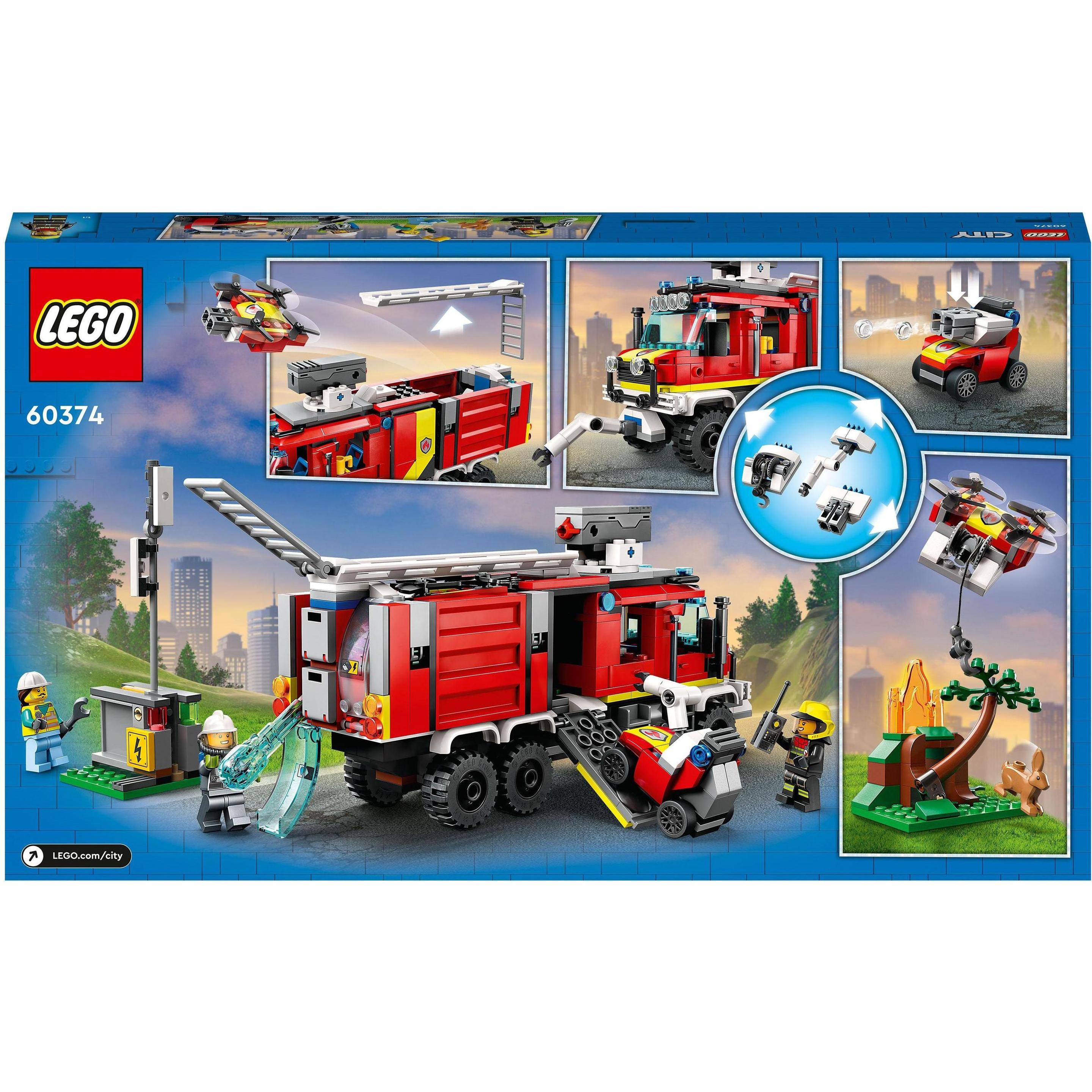 Thumbnail - LEGO Einsatzleitwagen der Feuerwehr (60374, LEGO City)