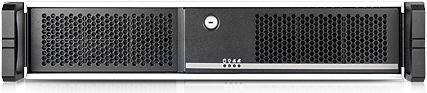 Actual product image Chenbro RM24200-L 2U Black - White Network Chassis