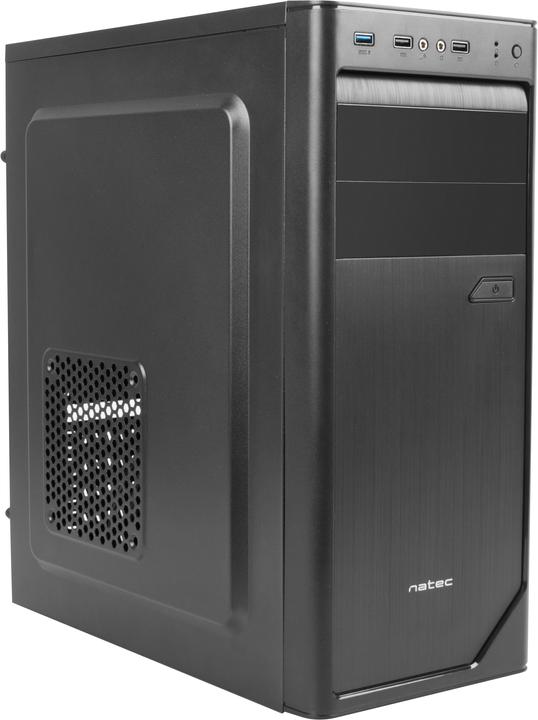 Produktbild Natec Bolita - Desktop - PC - Acrylnitril-Butadien-Styrol (ABS) - SPCC - Schwarz - ATX (ATX, mATX, Mini-ITX)