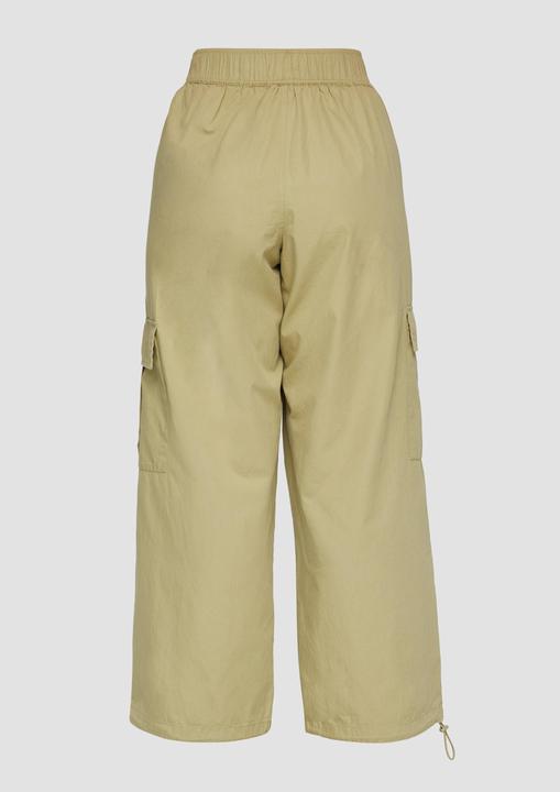 Image du produit S.Oliver Hose Wide Leg-Hose mit Cargotaschen und angedeutetem Verschluss (46)
