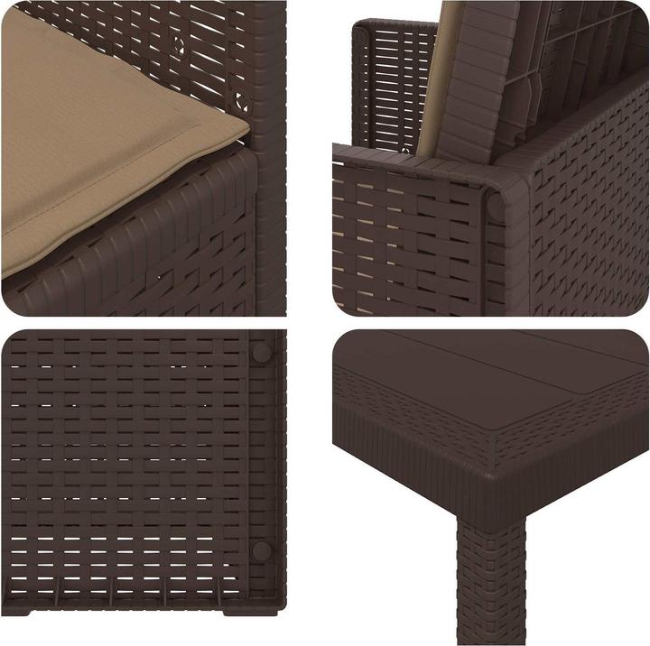 Produktbild vidaXL Modernes Esszimmer-Set