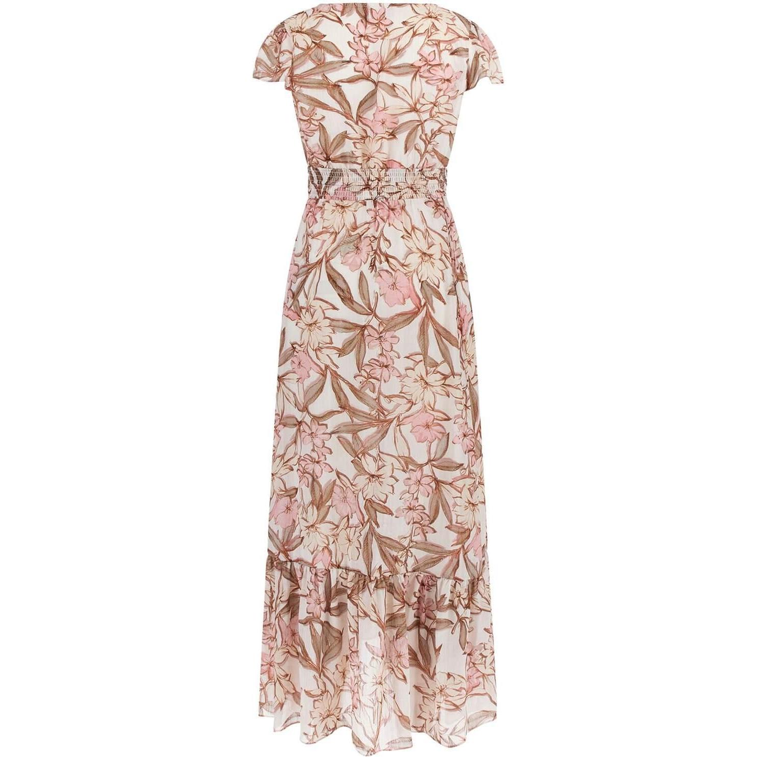 Thumbnail - Guess, Damen, Kleider, maxikleid mit v-ausschnitt, damen destiny, Beige, (XS)