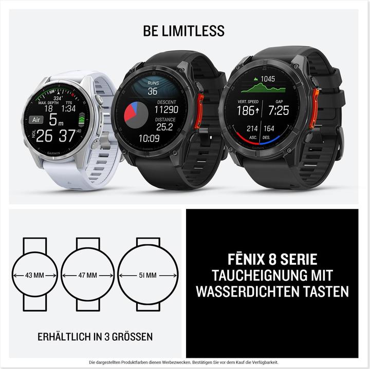 Actual product image Garmin fenix 8 (47 mm)