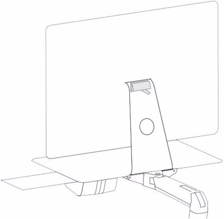 Actual product image Ergotron Mounting component (friction wedge) for iMac