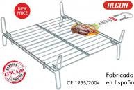 Actual product image Algon grill barbecue 35x35cm double zinc alloy