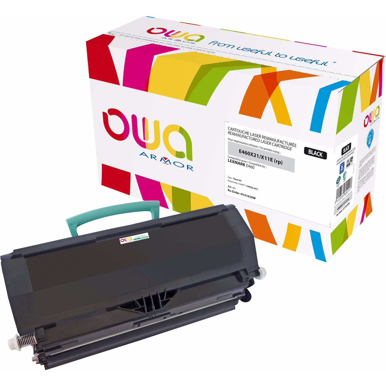 Armor OWA OWA - Schwarz - kompatibel - wiederaufbereitet (BK), Toner