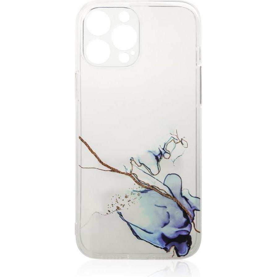 Hurtel Marble Case for Xiaomi Redmi Note 11 Gel Cover Marble Blue (Xiaomi Redmi Note 11), Smartphone Hülle, Blau