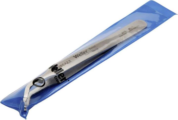 Produktbild Weller Erem SMD-Pinzette abgewinkelt 45° mit runden Spitzen Ø 2.5 mm