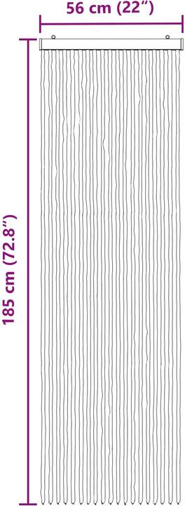 Produktbild vidaXL Fliegengitter (56 x 185 cm)