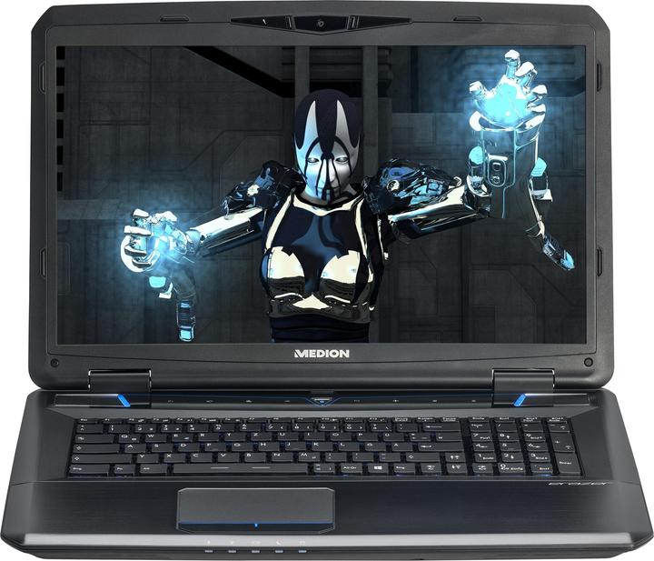 Actual product image Medion Erazer X7831 (17.30", 128 GB, 16 GB, CH, Intel Core i7-4710HQ)
