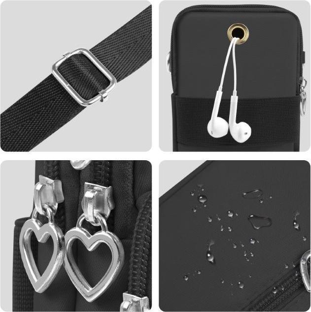 Immagine prodotto Haweel Mini borsa a tracolla con zip