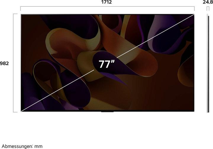 Actual product image LG OLED77G42LW (77", G4, OLED, 4K, 2024)