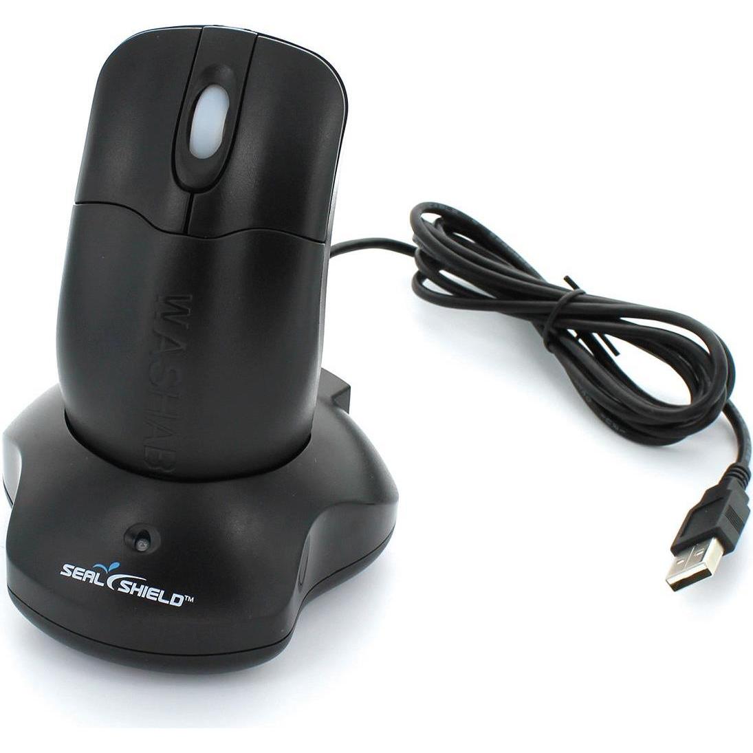 Seal Shield wireless Mouse black STM042W (Kabellos), Maus, Schwarz