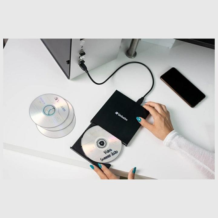 Produktbild Verbatim Externer Slimline CD-DVD-Brenner (DVD Brenner)