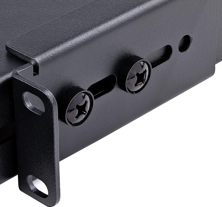Image du produit StarTech Étagère réglable 1U pour rack/armoire de serveur jusqu'à 113 kg - Étagère de serveur 1U ventilée