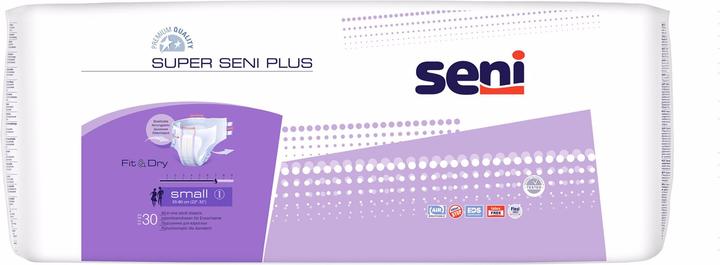 Produktbild Seni Plus Windelhosen S atmungsaktiv Hüftumfang 55-80cm 7 Tropfen (30 x, Mini)