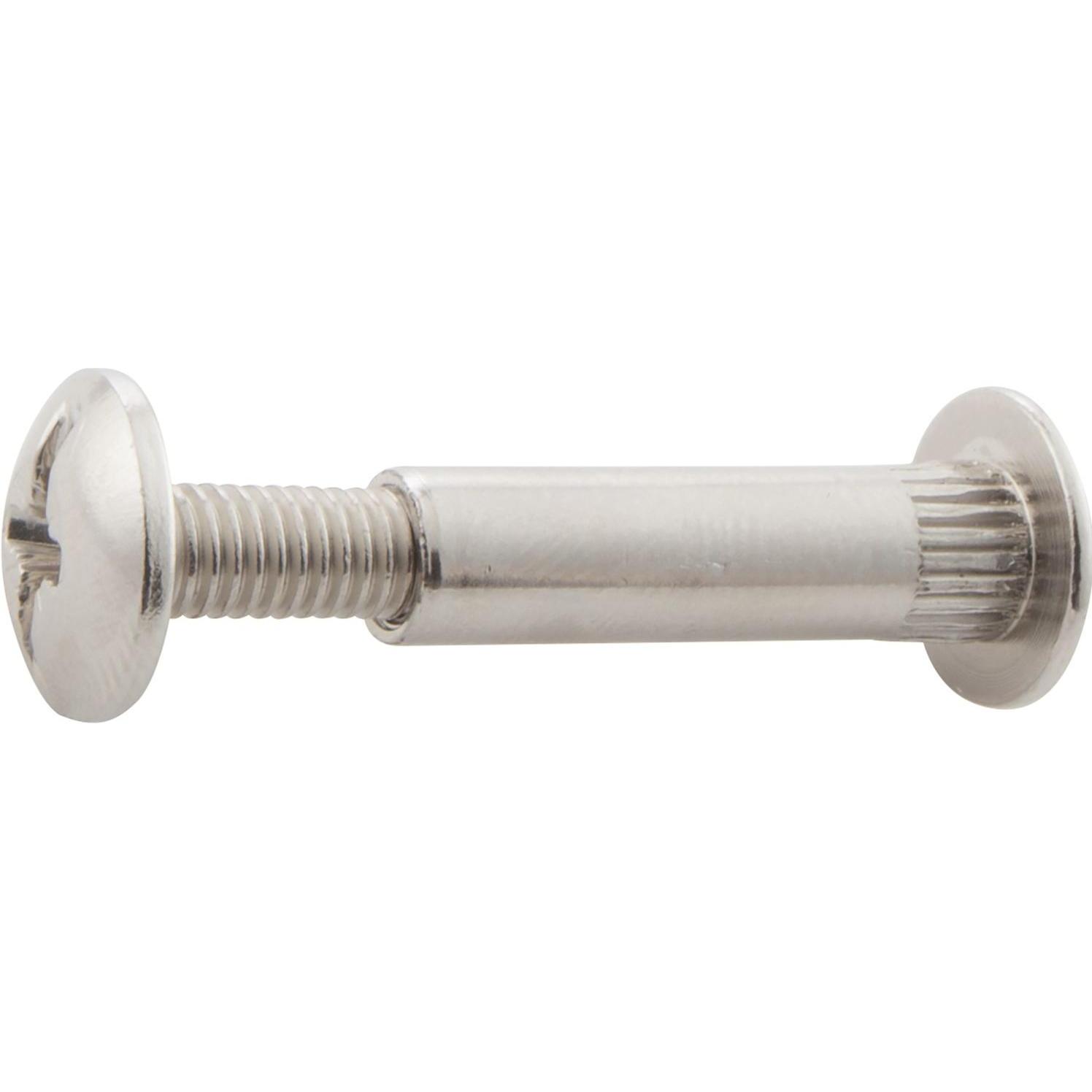 Vasalat, Möbelausstattung, Verbindungsschraube - M6, Kreuzschlitz, ø8, Holzstärke 35-40, Zink vernickelt (100 Stk.)