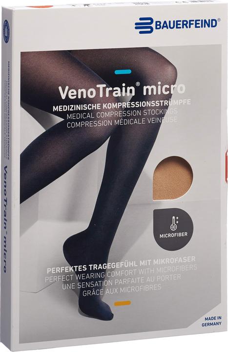 Immagine prodotto Veno Train MICRO A-G KKL2 M plus/long offene Fussspitze creme Haftband Noppen (M)