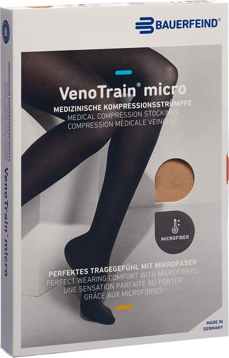 Actual product image Veno Train MICRO A-G KKL2 M normal/long geschlossene Fussspitze creme Haftband Noppen (M)