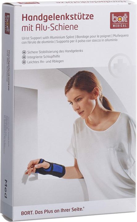 Actual product image Bort Medical Handgelenkst Schiene rechts L - 21cm hautf (L)