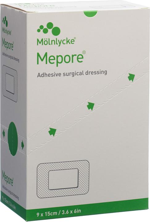 Produktbild Mepore Wundverband 15x9cm Wundkissen 10x5cm (50 x)