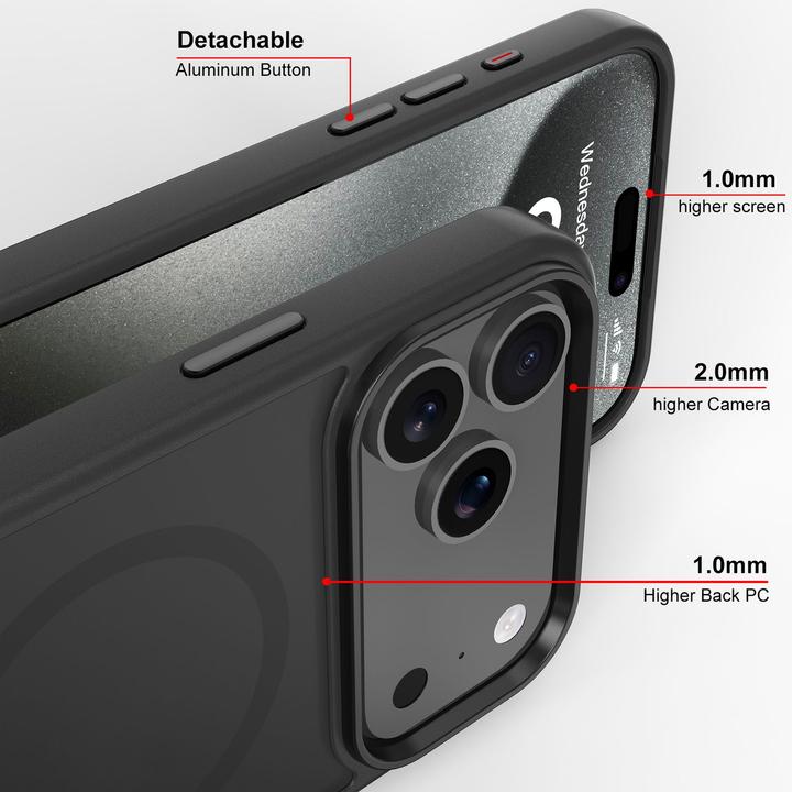 Produktbild Cadorabo Hybrid-Schutzcase (Apple iPhone 17 Pro)