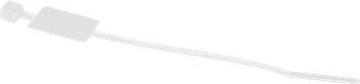 Produktbild ACT Cable ties for cable marker, length 200 mm, width 2.5 mm. Length: 200 mm Cable tie trans label 200mm (Kunststoffkabelbinder, 200 mm, 100 Stk.)