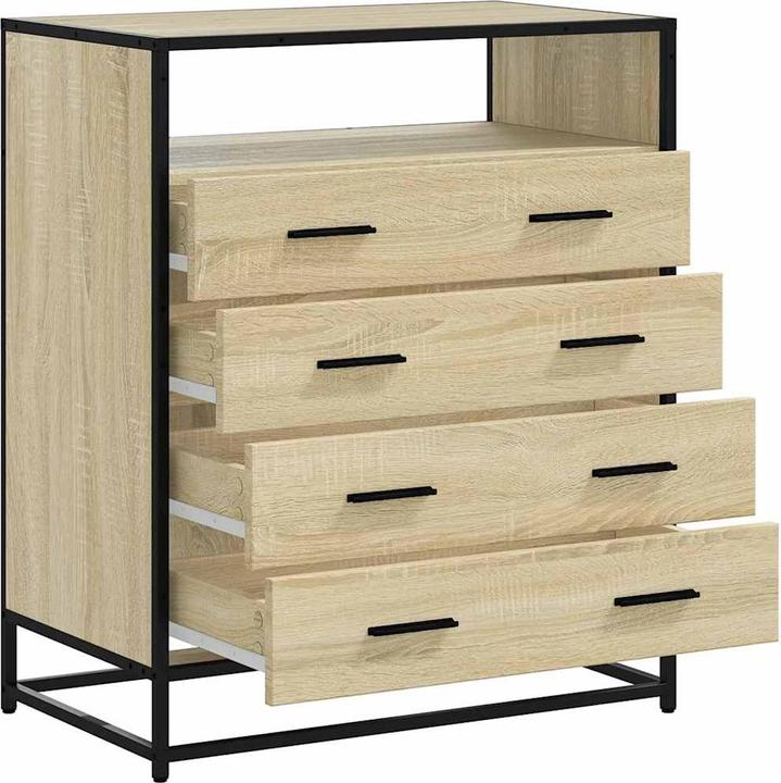 Actual product image VidaXL Sonoma oak drawer unit 70x41x83.5 cm wood-based material