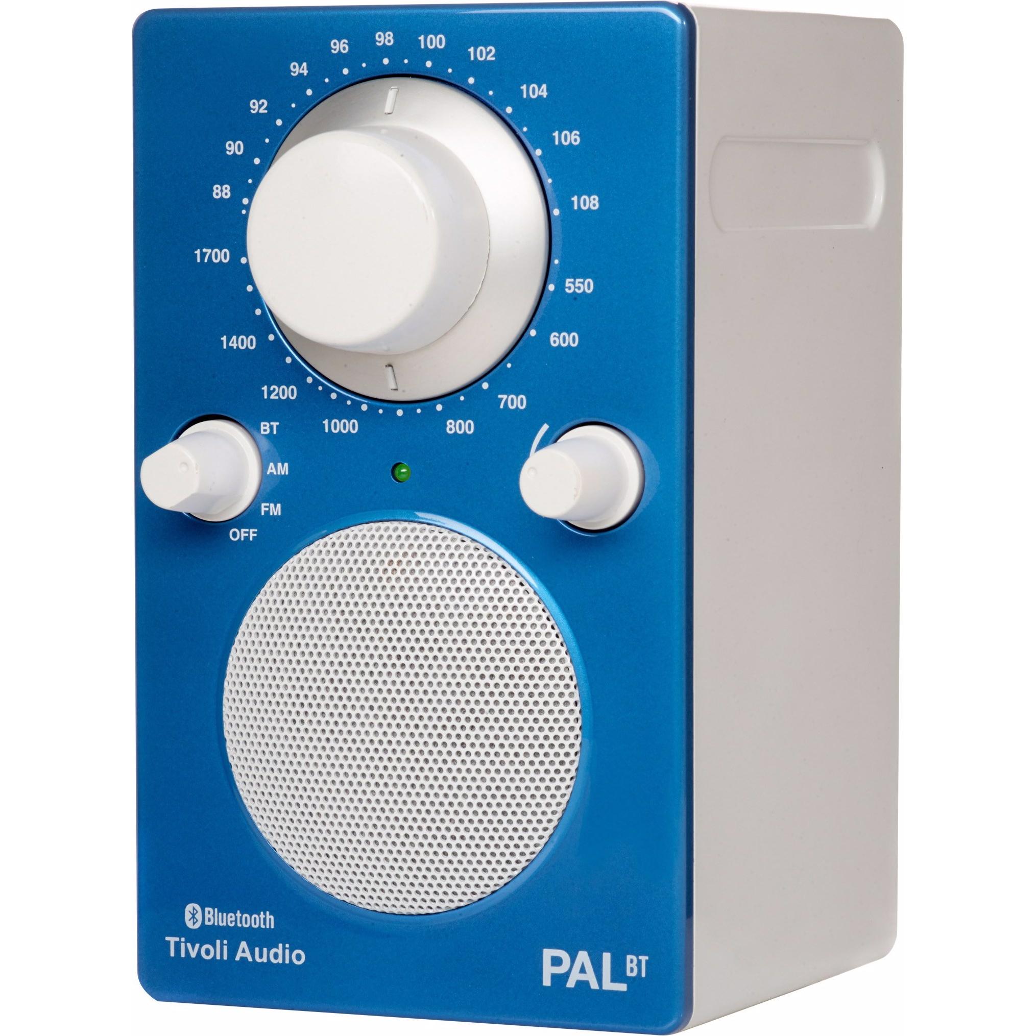 Tivoli Audio PAL BT Radio (16 h), Bluetooth Lautsprecher, Blau