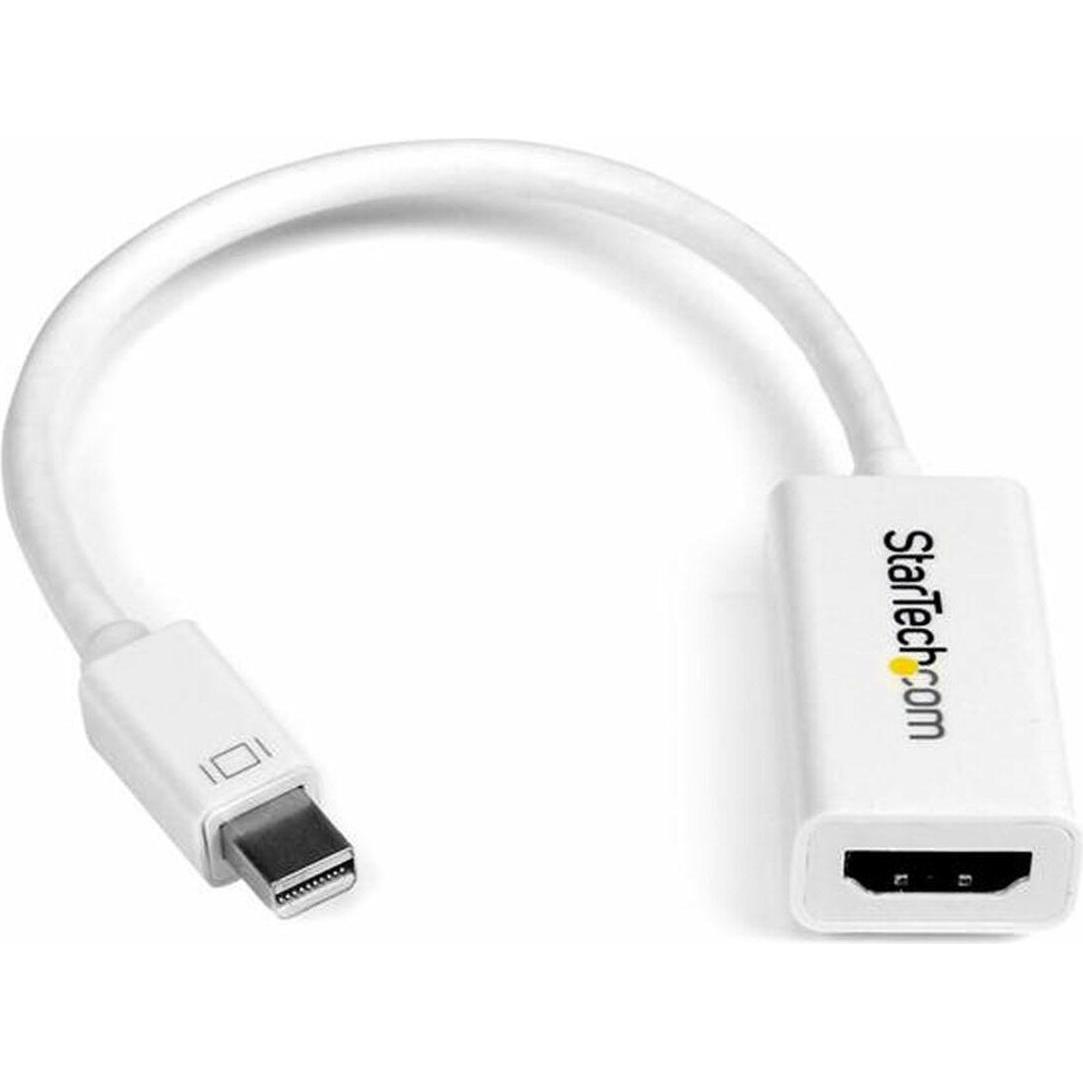 StarTech Convertitore Da Mdp A HDMI - 4k (Mini DP, 15 cm), Adattatore dati + video, Bianco