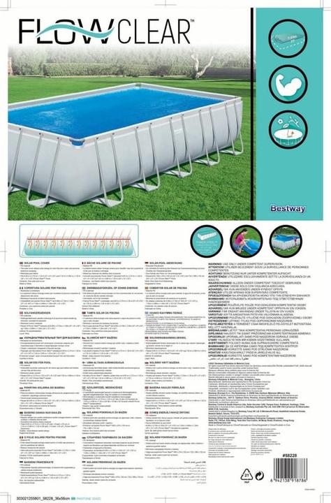 Actual product image Bestway Solar cover