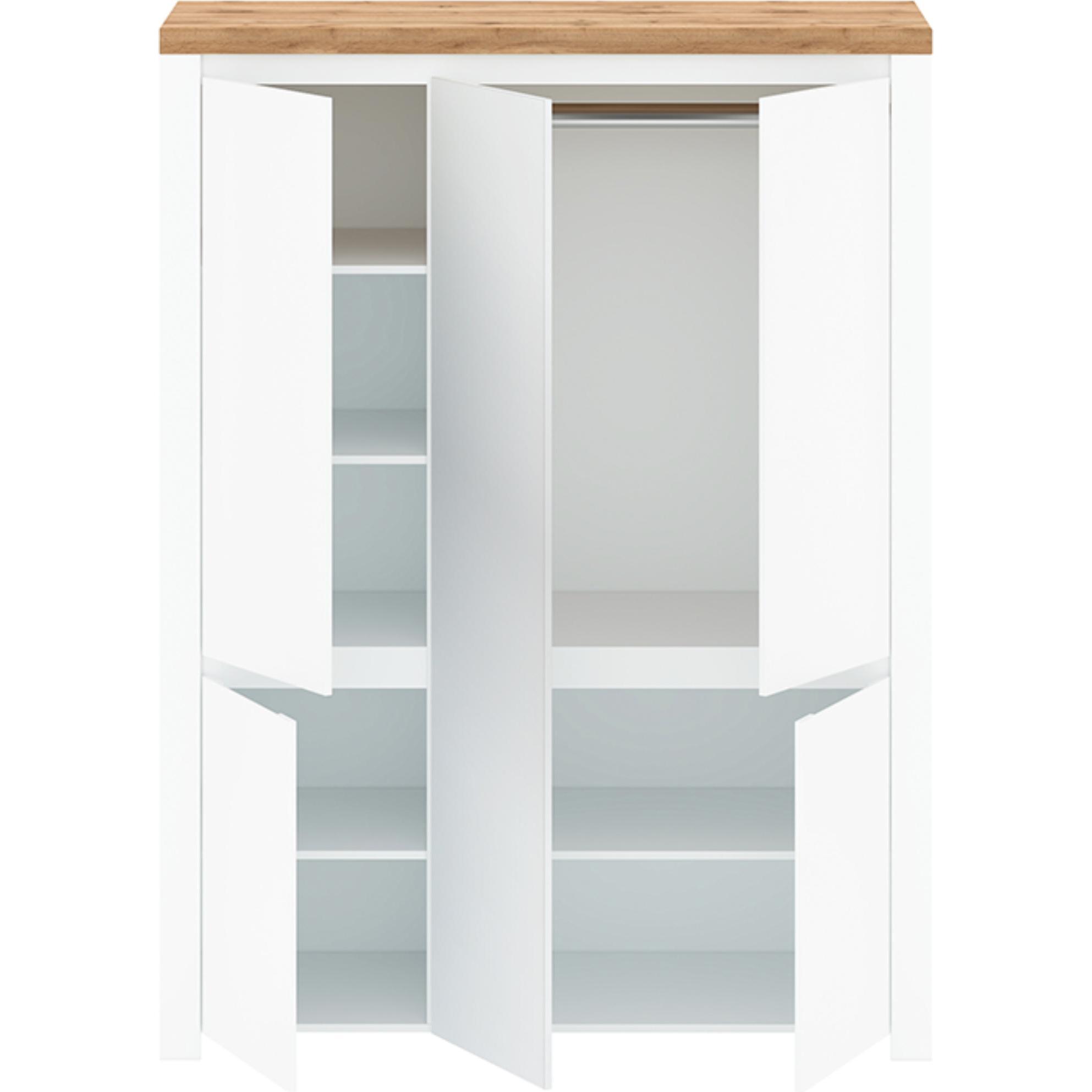 Thumbnail - Konsimo, Kleiderschrank, Damino (151 x 202 x 56 cm)