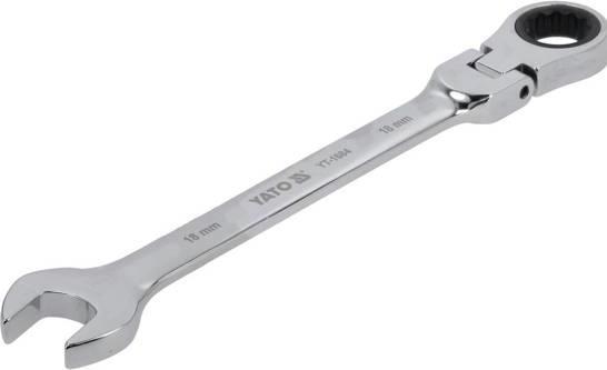 Produktbild Yato Ring-Maulschlüssel mit Ratsche und Gelenk 18 mm (YT-1684) (18 mm)