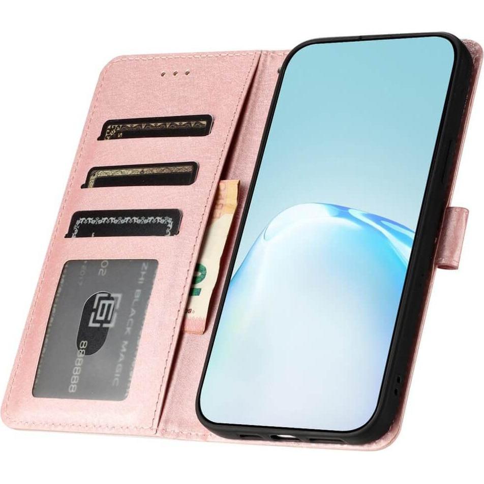 Thumbnail - Cover-Discount Xiaomi Poco C65 / Redmi 13C - Silk Texture Etui rosa (Xiaomi Poco C65, Xiaomi Redmi Note 13 4G), Smartpho...
