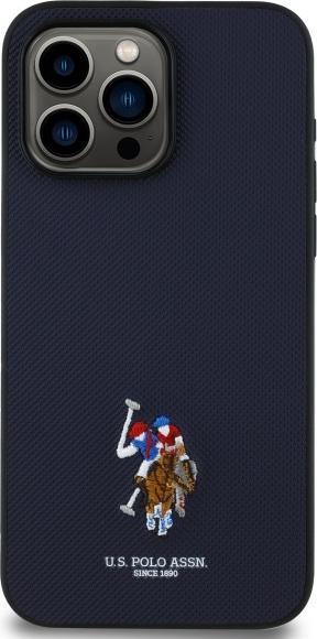 Actual product image U.S. Polo US Polo USHCP15XPEMV iPhone 15 Pro Max 6.7 Navy Embroidered DH Colour (Apple iPhone 15 Pro Max)