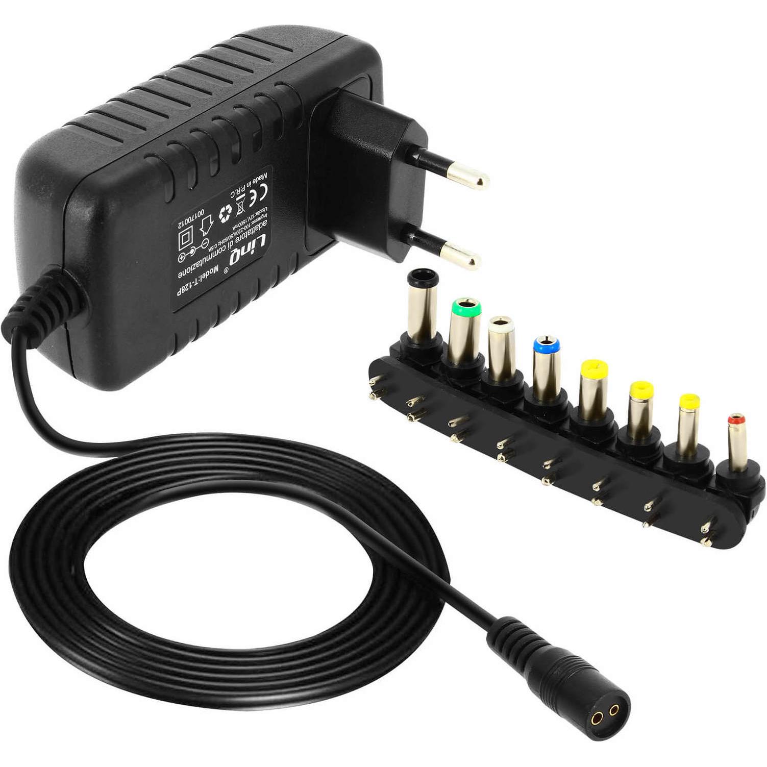 LinQ T128P Netzteil, Wand-Ladegerät (40 W), USB Ladegerät, Schwarz