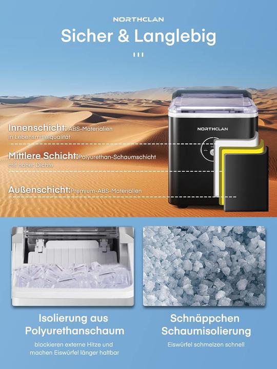 Produktbild Northclan Eiswürfelmaschine