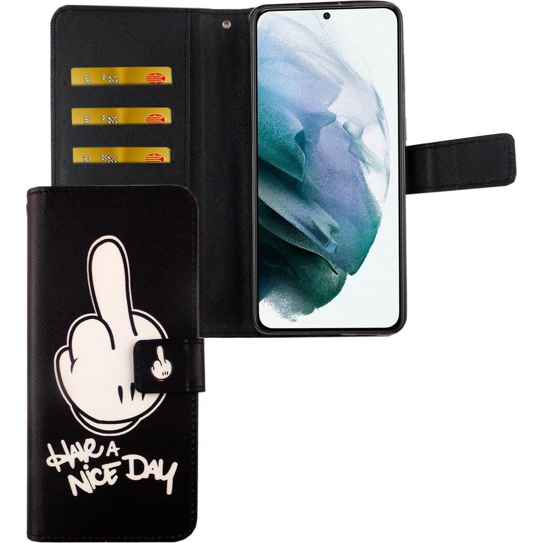 Thumbnail - König Design Hülle Handy Schutz für Samsung Galaxy S21 Plus Case Cover Tasche Wallet Etui Neu (Samsung Galaxy S21+), Sma...