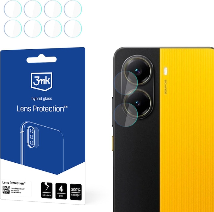 Produktbild 3MK Hybrid Glass for Camera Lens Lens Protection for Xiaomi Poco X7 Pro (Oppo AX7 Pro)