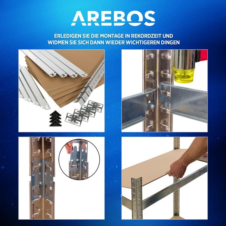 Actual product image Arebos Schwerlastregal