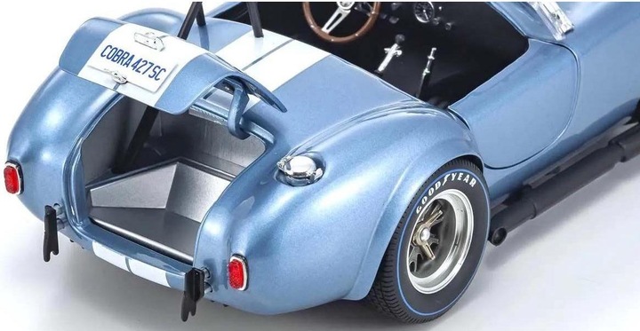 Image du produit Kyosho Shelby Cobra 427 S/C Spider, Hellblau-Weiss 1:18