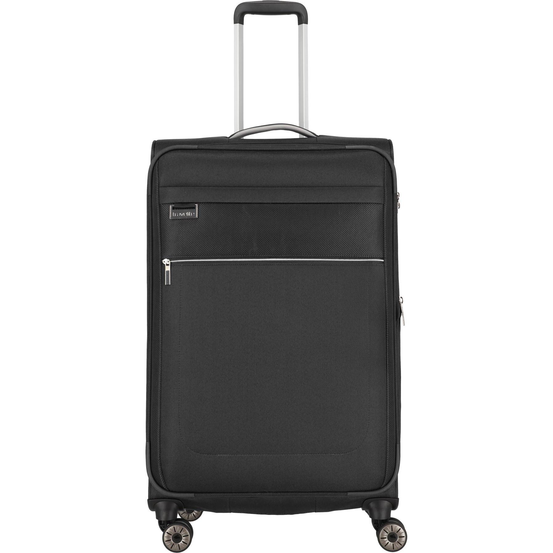 Travelite, Koffer, Miigo 4-Rollen Kofferset 4tlg., Schwarz, (202 l, XL (ab 115l))