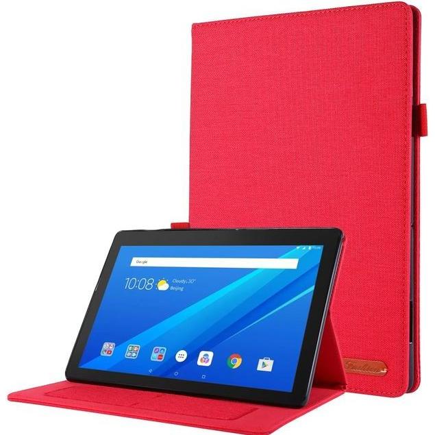 MU Classic Hülle aus Stoff/Kunstleder (Tab E10), Tablet Hülle, Rot