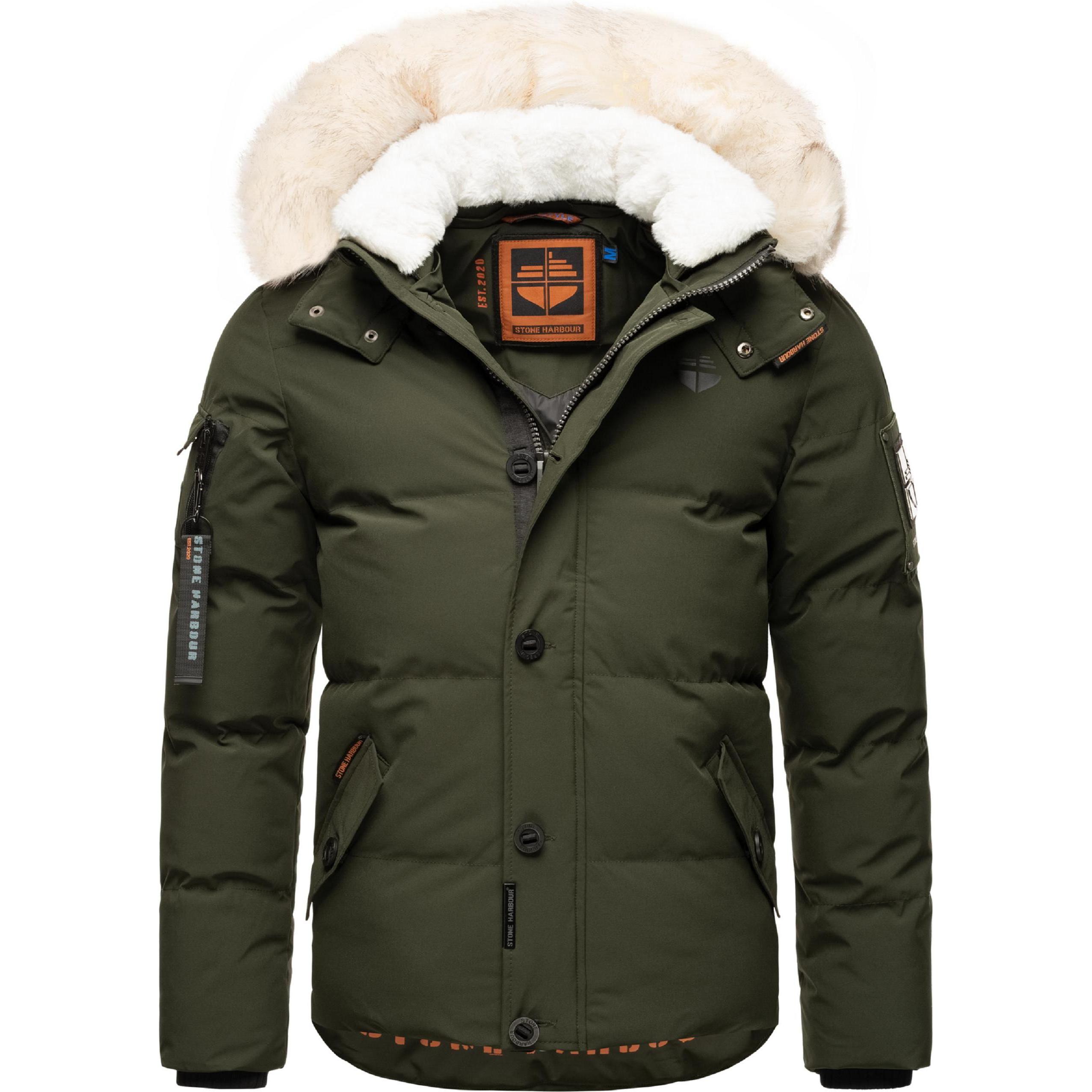 Thumbnail - Stone Harbour, Herren, Jacke, Halvaar (M), Grün, M