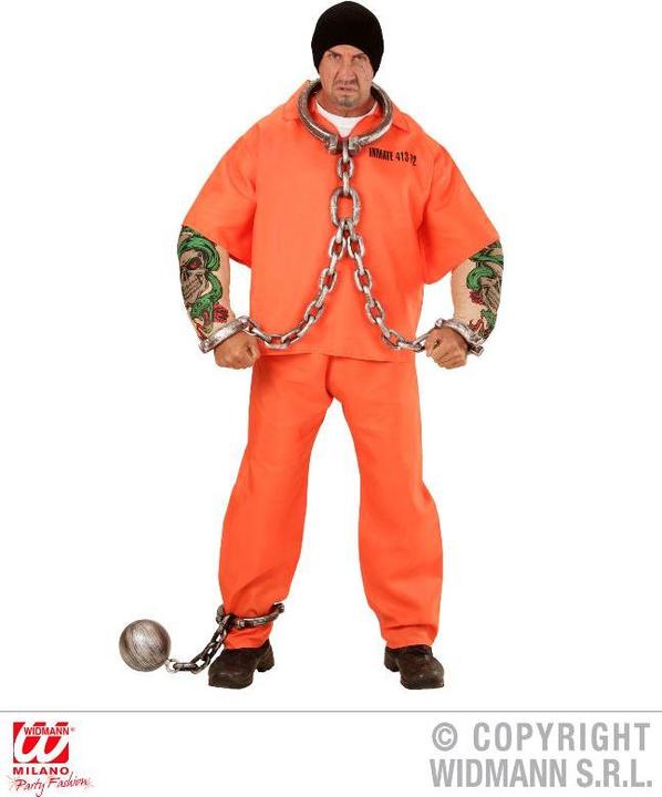 Image du produit Widmann Kostüm Tätowierter Gefangener (M)