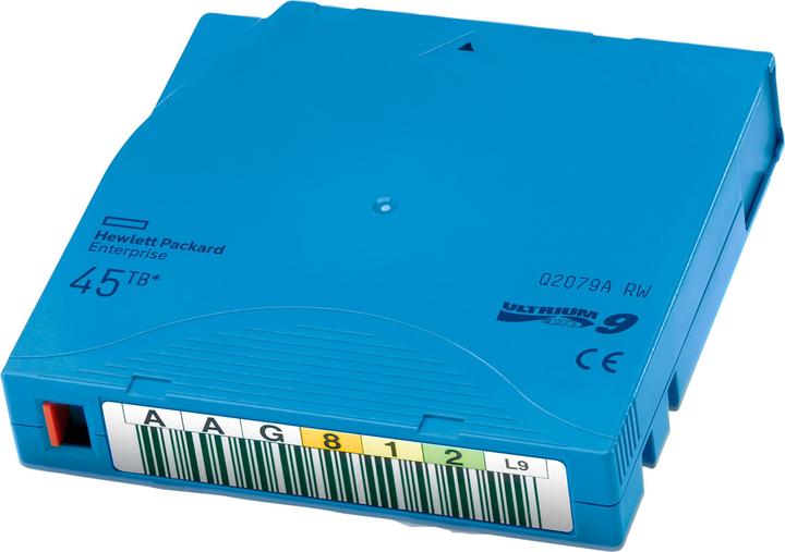 HPE E LTO-9 Ultrium RW Custom Labeled Library 20 Data Cartridges without Cases (LTO, 45000 GB)
