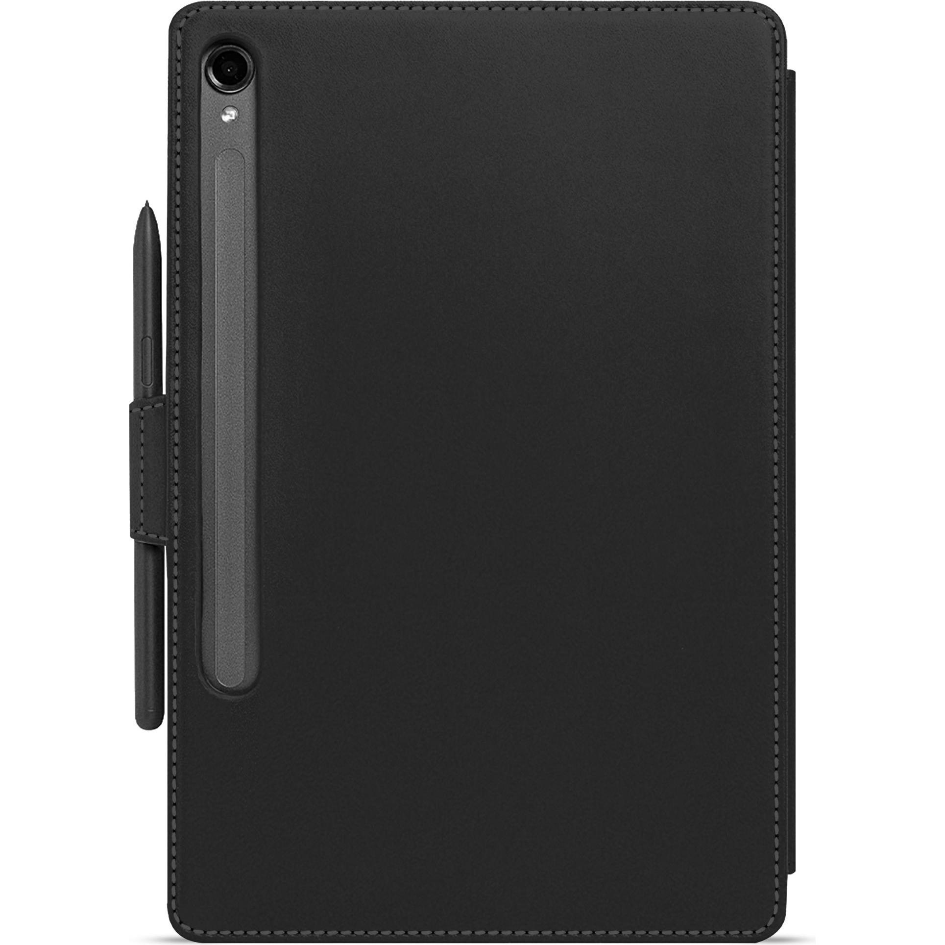 Thumbnail - Noreve Lederschutzhülle Samsung Galaxy Tab S9 (Galaxy Tab S9), Tablet Hülle, Schwarz