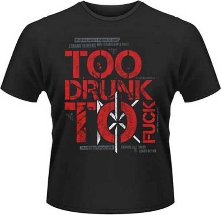 Immagine prodotto Dead Kennedys Maglietta unisex per adulti Too Drunk To Fuck in cotone (M)