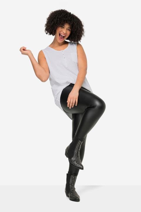 Produktbild Angel of Style Top, Rundhals, Knopfleiste, Saum hinten länger (44)